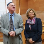 Lammert und Knobloch in der Ohel-Jakob-Synagoge. Foto: Miryam Gümbel