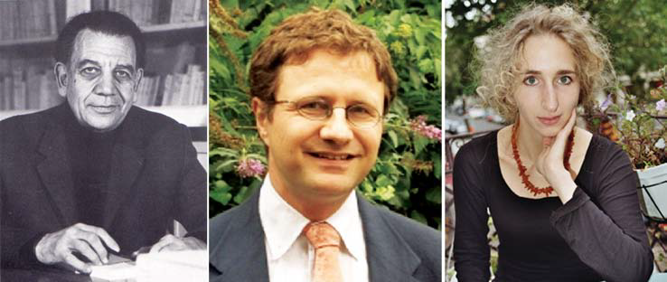 Edmond Jabès (Foto: Q.u.), Alfred Bodenheimer (Foto: Q.u.), Sarah Nemtsov (Foto: Elisabeth Reuter) Edmond Jabès (Foto: Q.u.), Alfred Bodenheimer (Foto: Q.u.), Sarah Nemtsov (Foto: Elisabeth Reuter)