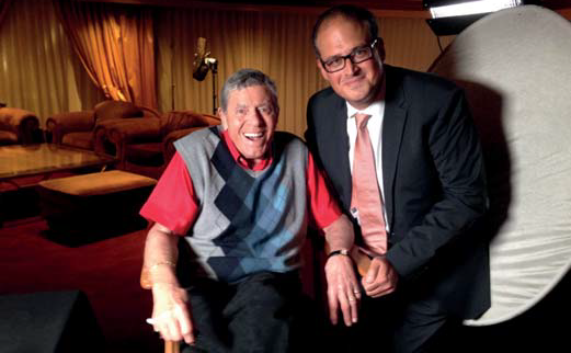 Jerry Lewis und Eric Friedler © NDR (u.l.) Filmszene © NDR/Rune Hjelm; (u.r.)